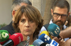 ep la ministra de justicia dolores delgado atiende a los medios tras un acto con victimas del