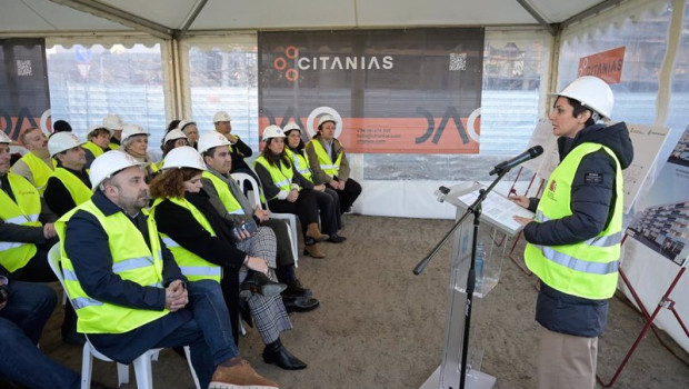 ep la ministra de vivienda y agenda urbana isabel rodriguez interviene durante su visita a las obras