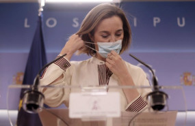 ep la portavoz del pp en el congreso cuca gamarra interviene en una rueda de prensa posterior a una