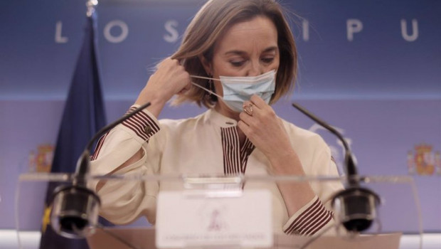 ep la portavoz del pp en el congreso cuca gamarra interviene en una rueda de prensa posterior a una