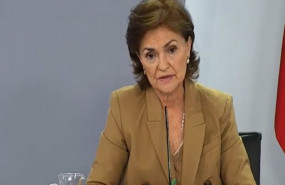 ep la vicepresidenta primera del gobierno carmen calvo en la rueda de prensa tras el consejo de ep la vicepresidenta primera del gobierno carmen calvo en la rueda de prensa tras el consejo de