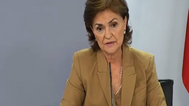 ep la vicepresidenta primera del gobierno carmen calvo en la rueda de prensa tras el consejo de