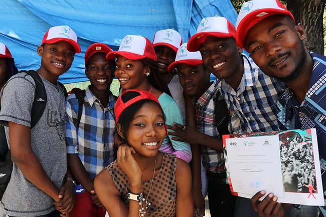 Los estudiantes de Scholas Ciudadanía Cap Haitien al finalizar la experiencia | SCHOLAS ep los estudiantesscholas ciudadania cap haitienfinalizarexperiencia
