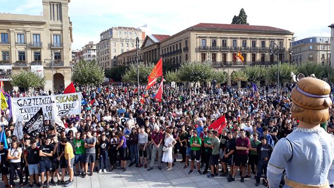 Manifestación en apoyo al 'Gaztetxe Maravillas' | EUROPA PRESS ep manifestacionapoyo al gaztetxe maravillas