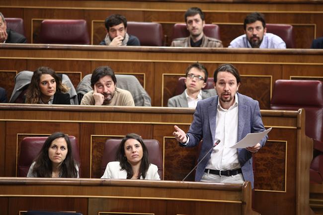 Pablo Iglesias en la sesión de control en el Congreso | EUROPA PRESS ep pablo iglesiasla sesioncontrolcongreso