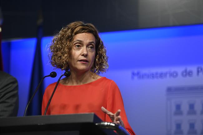 Rueda de prensa de Batet tras reunirse con los sindicatos de Función Pública | ÓSCAR DEL POZO/EUROPA PRESS ep ruedaprensabatetreunirselos sindicatosfuncion publica