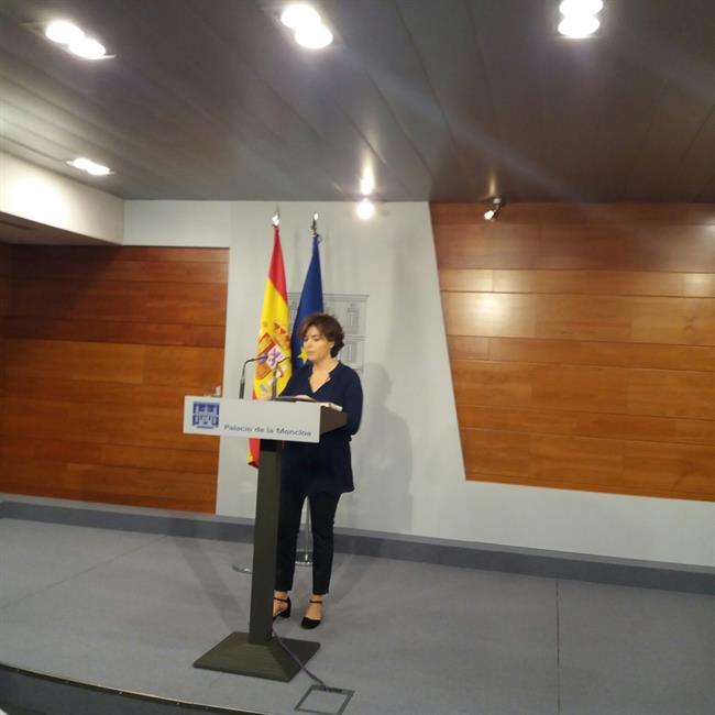 Rueda de prensa de Soraya Sáenz de Santamaría | EUROPA PRESS ep ruedaprensasoraya saenzsantamaria
