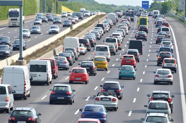 Tráfico, atasco, coches, vehículos, carretera, ep trafico atasco coches vehiculos carretera traffic auto motorway pollution