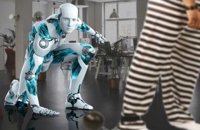 robot roba trabajo