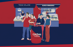 cinzano bitter soda tapa de mercat 1 cinzano bitter soda tapa de mercat 1
