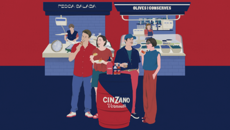 cinzano bitter soda tapa de mercat 1