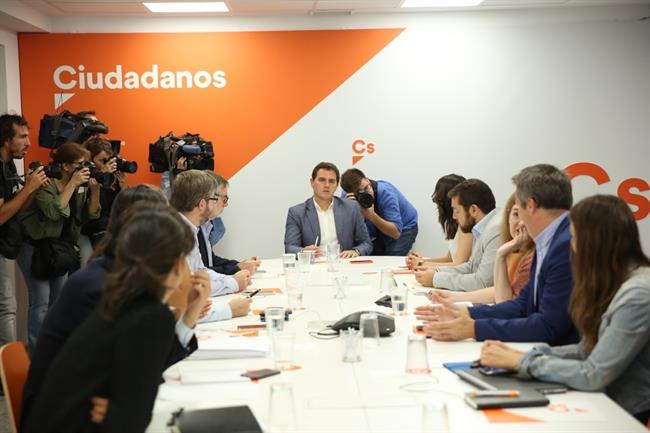 Albert Rivera preside la reunión del Comité Ejecutivo Nacional de Ciudadanos | EUROPA PRESS ep albert rivera presidereunioncomite ejecutivo nacionalciudadanos