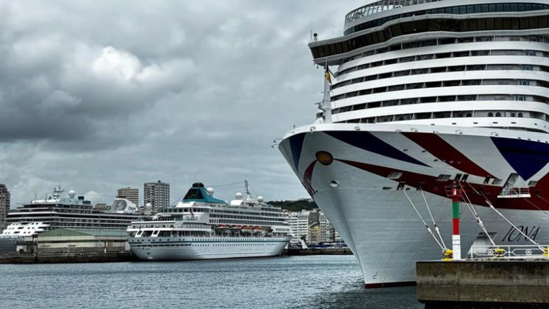 ep cruceros en el puerto de a coruna