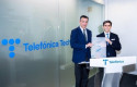 ep el consejero delegado de telefonica tech jose cerdan y el presidente de telefonica jose maria