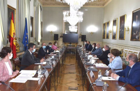 ep el ministro de politica territorial y funcion publica miquel iceta en la reunion que ha mantenido