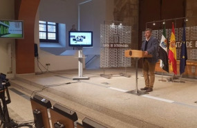 ep el portavoz de la junta de extremadura juan antonio gonzalez en rueda de prensa