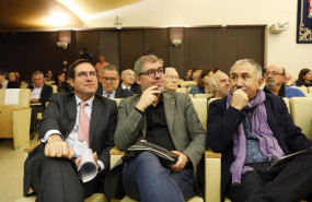 ep el presidente de la ceoe antonio garamendi el secretario general de ccoo unai sordo y el