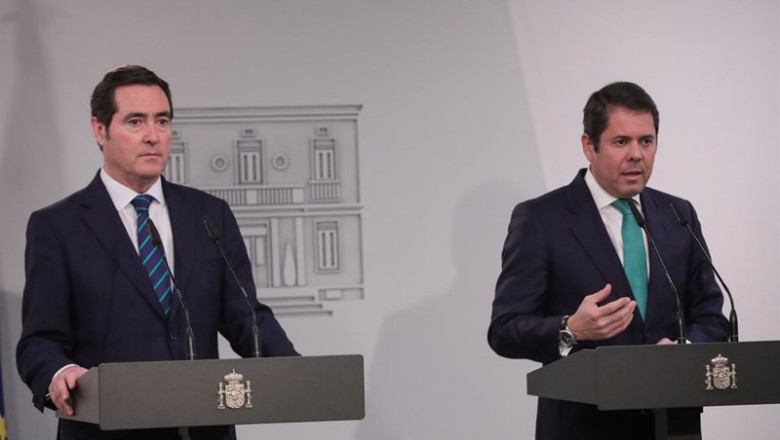 ep el presidente de la ceoe antonio garamendi y el presidente de la confederacion espanola de la ep el presidente de la ceoe antonio garamendi y el presidente de la confederacion espanola de la