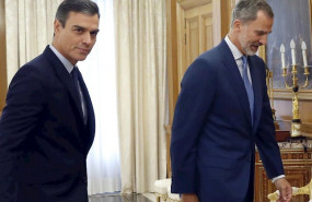 ep el presidente del gobierno en funciones pedro sanchez a su llegada al palacio de la zarzuela