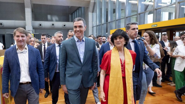 ep el presidente del gobierno pedro sanchez 2i y la directora del south summit maria benjumea a su