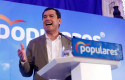 ep el presidente del pp andaluz juanma moreno bonilla en un acto con los afiliados en alhaurin el