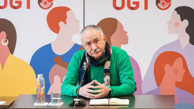 ep el secretario general de ugt pepe alvarez en su comparecencia de este viernes ep el secretario general de ugt pepe alvarez en su comparecencia de este viernes