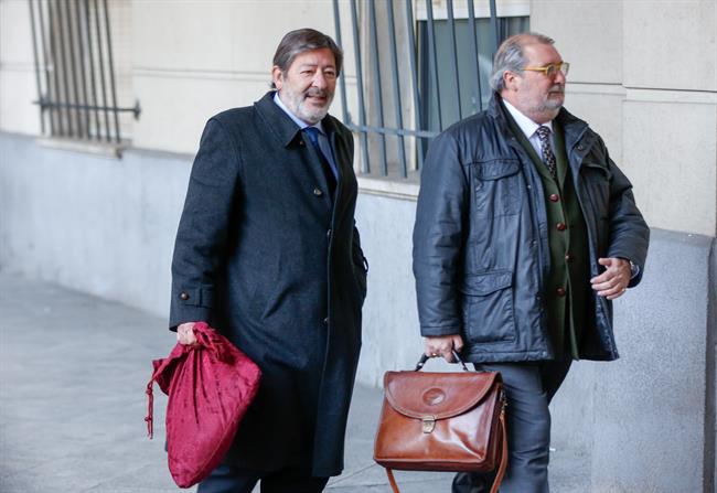 Guerrero llega al novena sesión del juicio de los ERE junto a su abogado | EUROPA PRESS ep guerrero lleganovena sesionjuiciolos ereaabogado