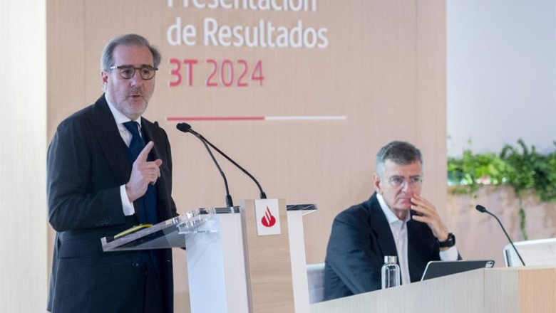 ep i d el ceo hector grisi y el director financiero jose garcia cantera durante la presentacion del ep i d el ceo hector grisi y el director financiero jose garcia cantera durante la presentacion del