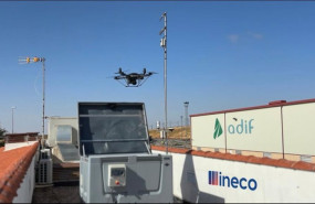 ep ineco primera entidad autorizada en espana para operar drones nido en inspeccion ferroviaria