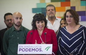 ep la coordinadora de podemos andalucia y portavoz de adelante andalucia teresa rodriguez c durante
