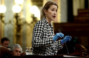 ep la diputada de ciudadanos maria munoz vidal en el hemiciclo
