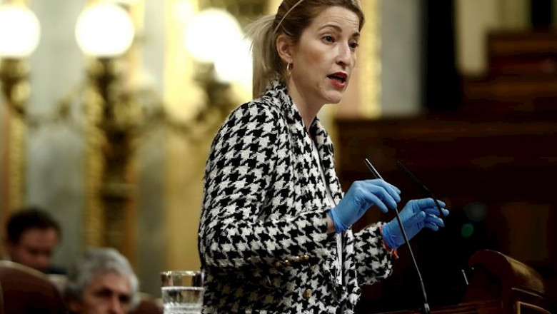 La diputada de Ciudadanos María Muñoz Vidal en el hemiciclo | Pool ep la diputada de ciudadanos maria munoz vidal en el hemiciclo