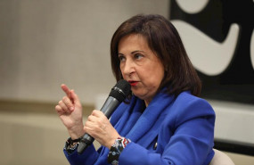 ep la ministra de defensa en funciones margarita robles durante su intervencion en la jornada