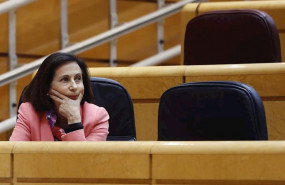 ep la ministra de defensa margarita robles en la sesion de control al gobierno en el senado