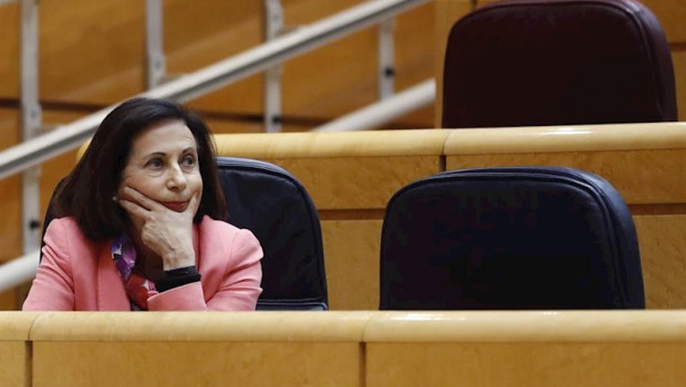 ep la ministra de defensa margarita robles en la sesion de control al gobierno en el senado