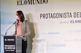 ep la mistra de industria turismo y comercio reyes maroto en la entrega del premio protagonista del