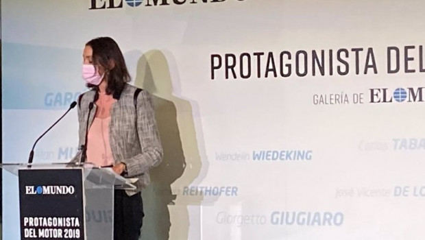 ep la mistra de industria turismo y comercio reyes maroto en la entrega del premio protagonista del