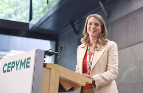 ep la nueva presidenta de cepyme angela de miguel interviene tras ser elegida durante la asamblea