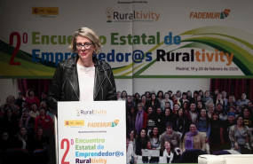 ep la presidenta de fademur teresa lopez interviene para inaugurar el 2 encuentro estatal de