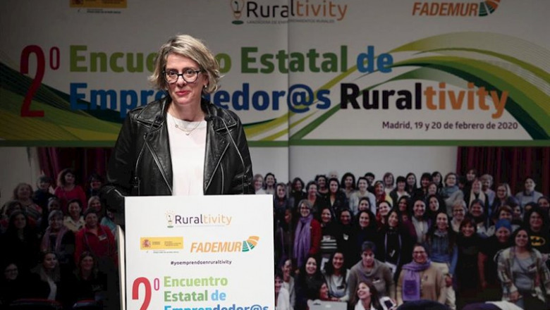La presidenta de FADEMUR, Teresa López interviene para inaugurar el 2º Encuentro Estatal de Emprendedor@s Ruraltivity | Eduardo Parra - Europa Press ep la presidenta de fademur teresa lopez interviene para inaugurar el 2 encuentro estatal de