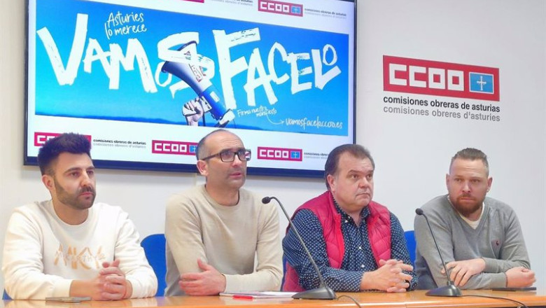 ep los secretarios generales de ccoo de industria y soma fitag ugt damian manzano y jose luis alperi ep los secretarios generales de ccoo de industria y soma fitag ugt damian manzano y jose luis alperi