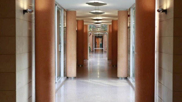 ep pasillos del complejo administrativo de san caetano sede de la xunta durante la crisis del