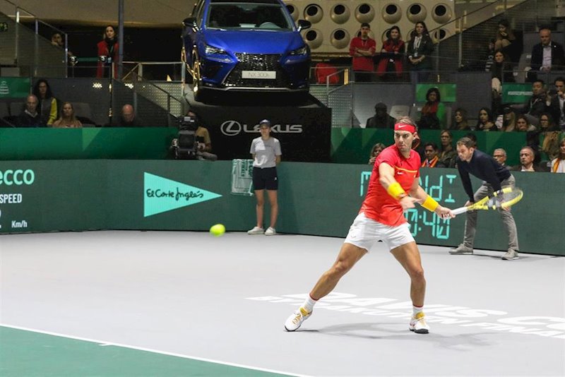 ep rafa nadal durante su partido de cuartos de final de la copa davis 2019 ep rafa nadal durante su partido de cuartos de final de la copa davis 2019