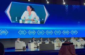 ep sandra garcia sanjuan durante su ponencia en el saudi spanish investment forum