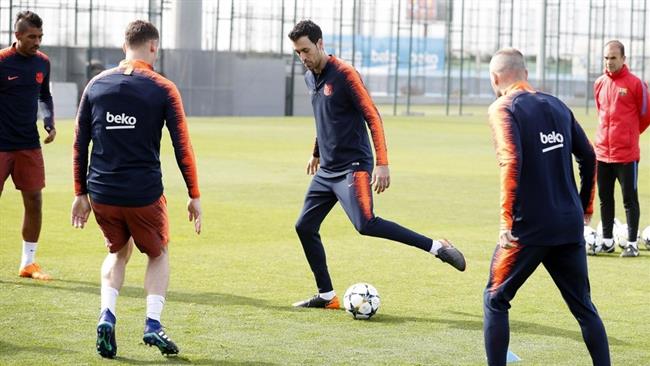 Sergio Busquets entrenando con el Barcelona | MIGUEL RUIZ / FCB ep sergio busquets entrenandobarcelona