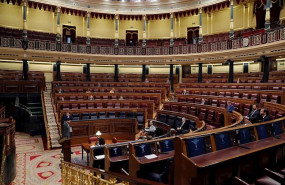 ep vista general de la asistencia a la primera sesion de control al gobierno desde que se declaro el