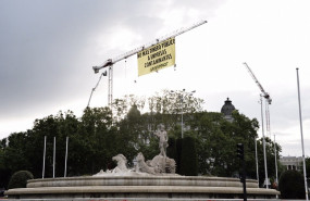 greenpeace pancarta
