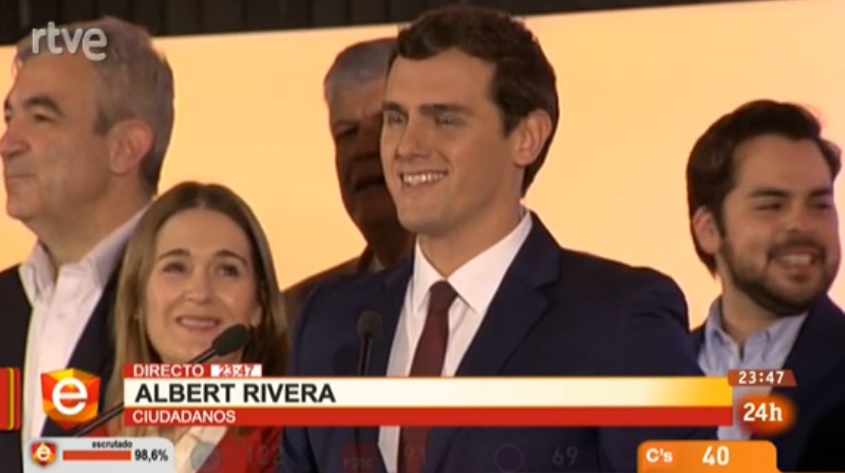 albert rivera elecciones valoracion
