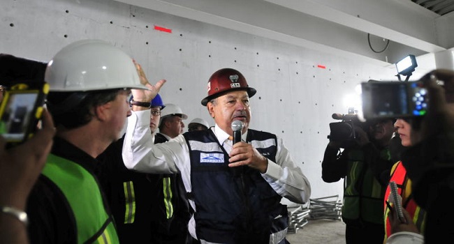 Carlos Slim controla en España las empresas FCC, Realia y Cementos Portland. carlos slim construccion