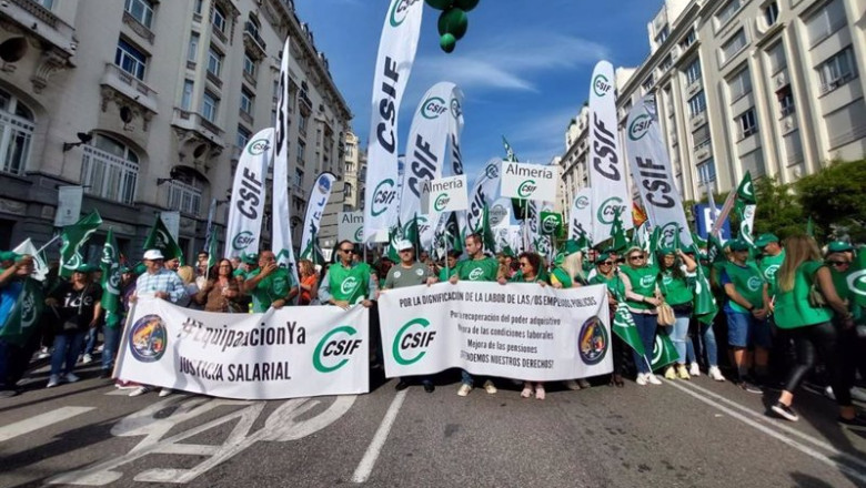 ep archivo   manifestacion de csif en madrid en contra del empobrecimiento social